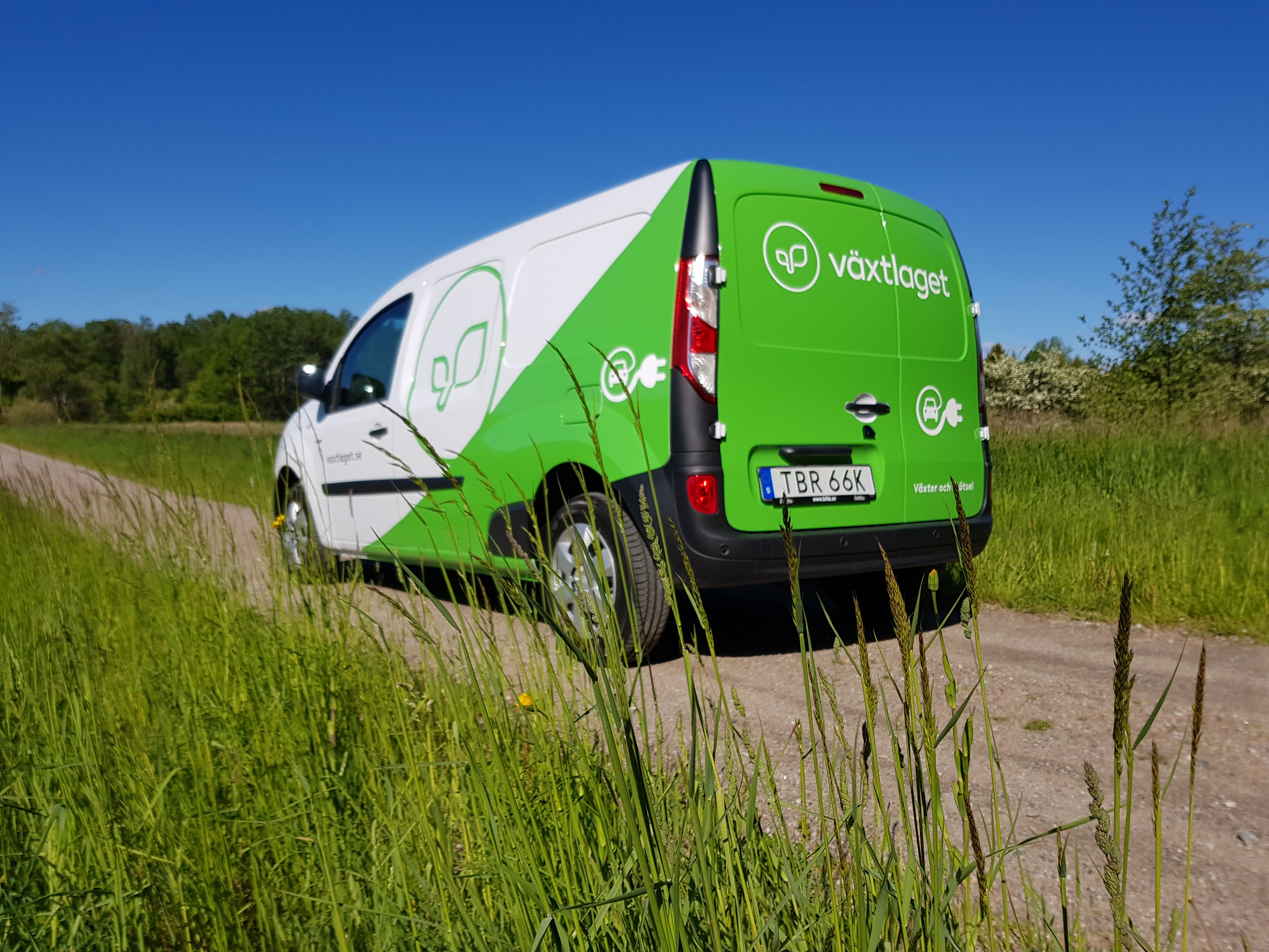 Växtlaget kör elbil
